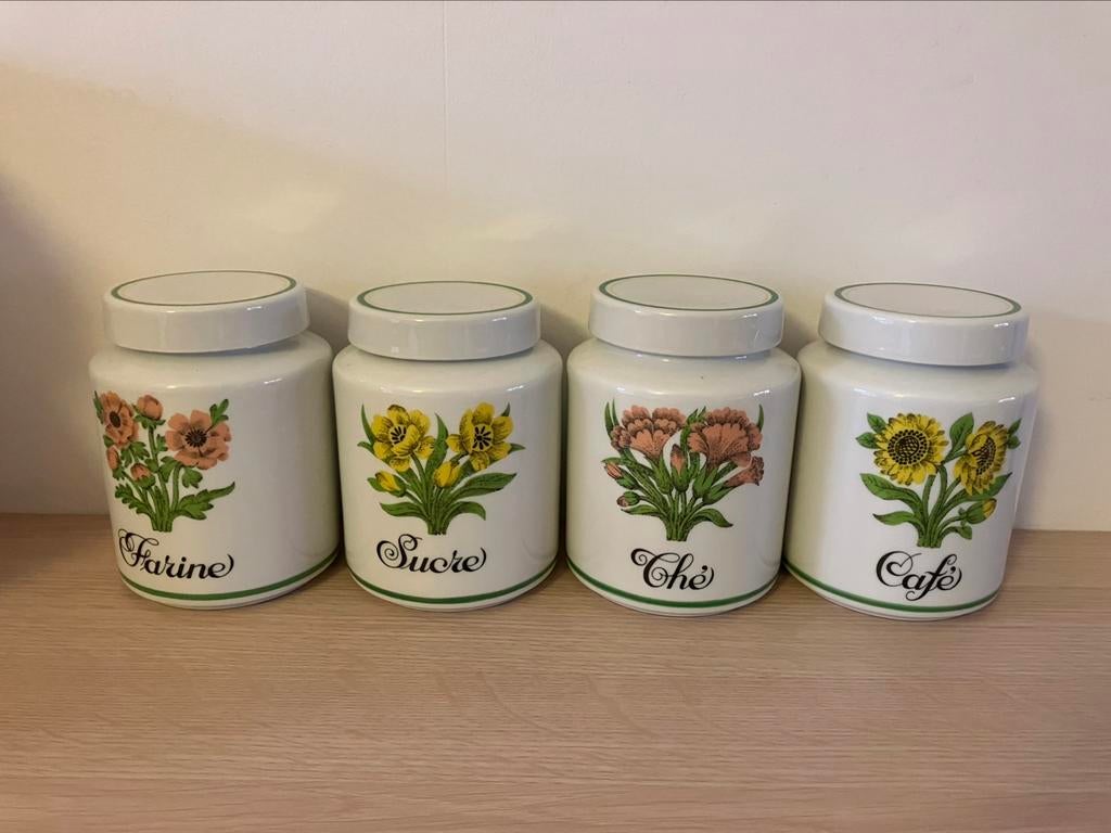 4 voorraadpotten Jacques Lobjoy D’auteuil Paris France, Enlèvement ou Envoi