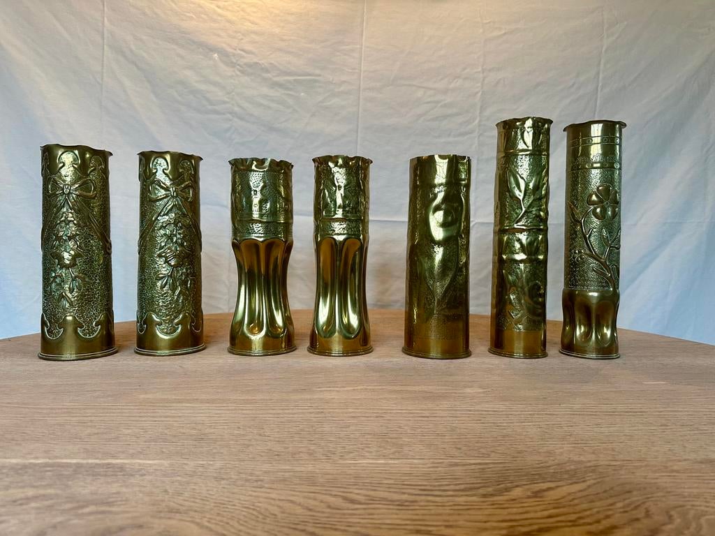 Koperen obussen van WO I en WO II, Antiek en Kunst, Ophalen