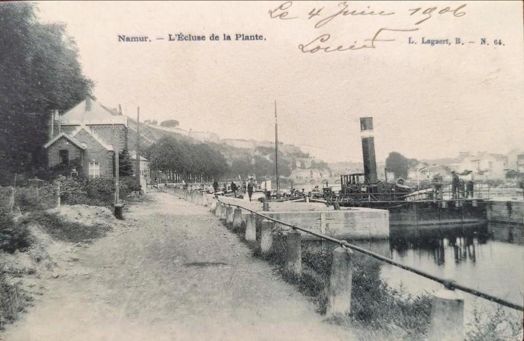 Écluse de La Plante 1906, Ophalen of Verzenden, Namen