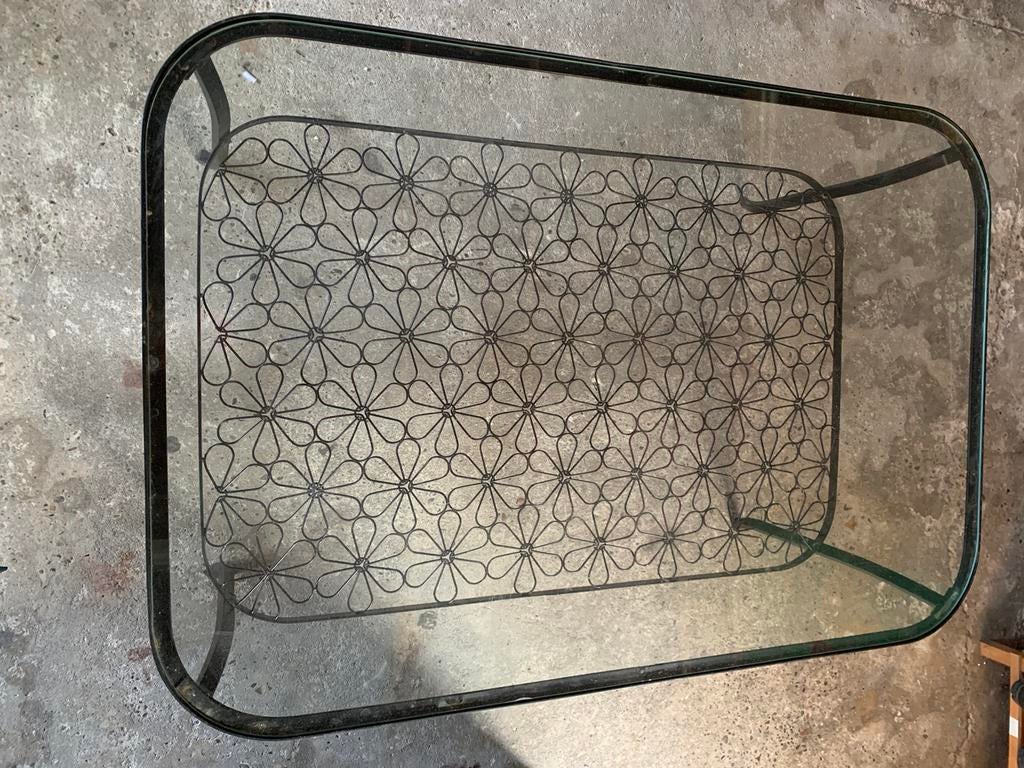 Smeedijzeren salon tafel, Huis en Inrichting, Ophalen, Zo goed als nieuw