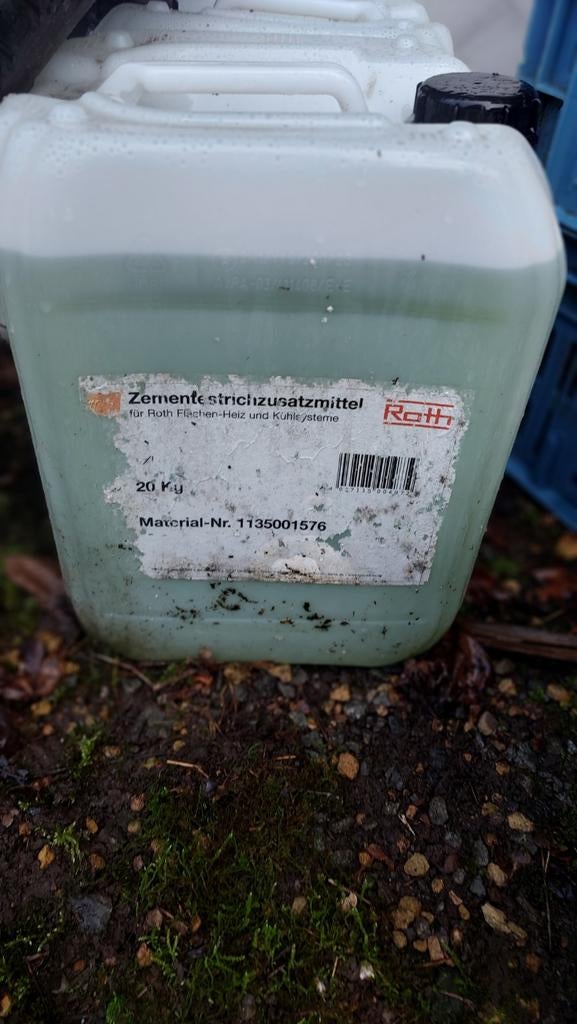 vloerverwarming aditief  chape, Ophalen