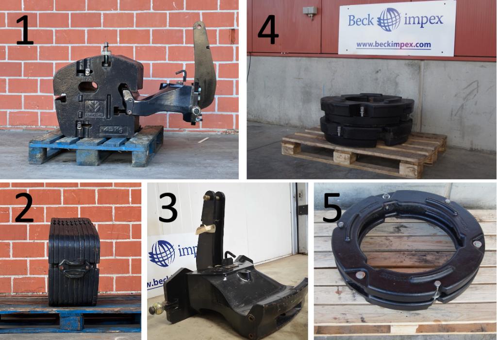 New Holland frontgewichten Wielgewichten Gewicht, Zakelijke goederen, Ophalen