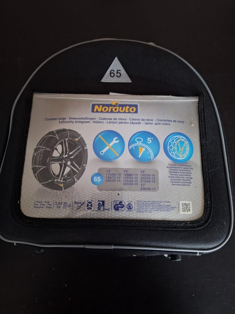 Deux chaînes pour pneus hiver, Autos : Pièces & Accessoires, Enlèvement ou Envoi, Neuf, Pneus hiver, Pneus et Jantes