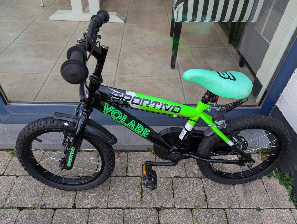 Vélo pour enfants Sportivo Volare 16" + roues, Vélos & Vélomoteurs, Stabilisateurs, Enlèvement, Utilisé, Volare