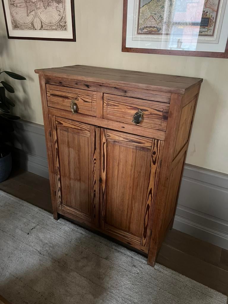 Kast pitch pine, Ophalen