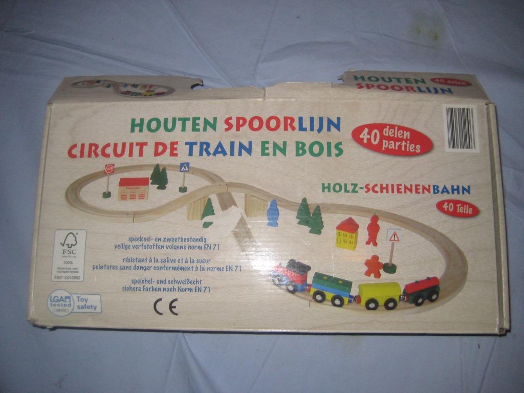 Circuit de train en bois, Neuf, Autres marques, Enlèvement ou Envoi, Circuit