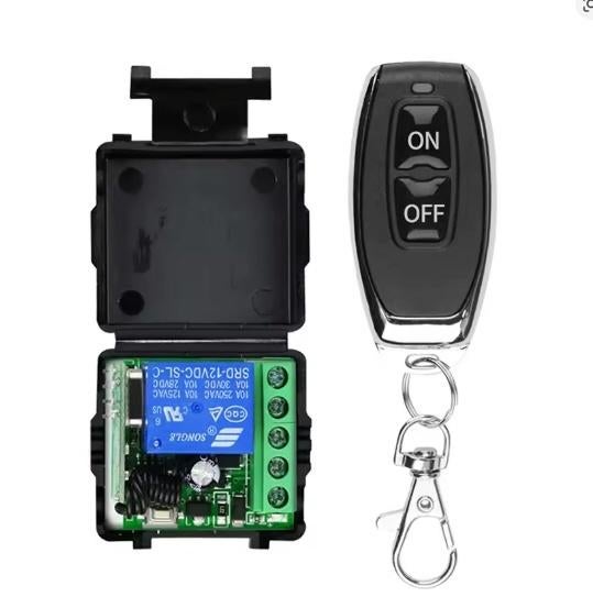 433 MHz 12 Volt Schakelset (Handzender en Ontvanger) 12 Volt, Ophalen of Verzenden, Nieuw