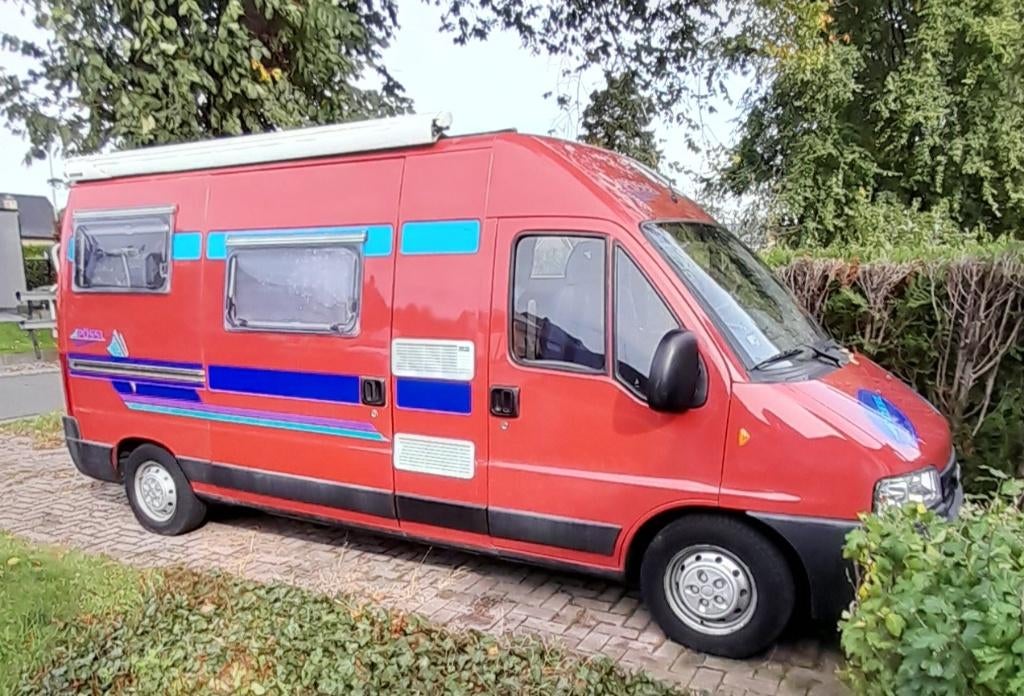 fiat ducato 244l, 2.8jtd motor met 128pk, bouwjaar 2003, Caravans en Kamperen, Mobilhomes, Buscamper of Camperbus, Fiat, Tot en met 3