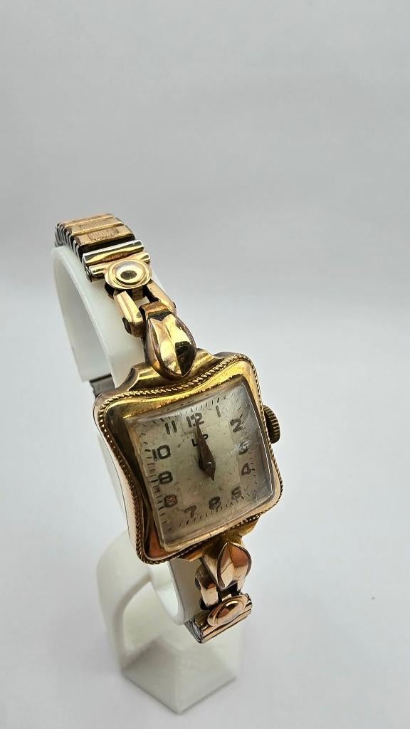 Montre LIP Vintage or plaqué, Bijoux, Sacs & Beauté, Montre-bracelet, Autres marques, 1930 à 1960, Enlèvement ou Envoi