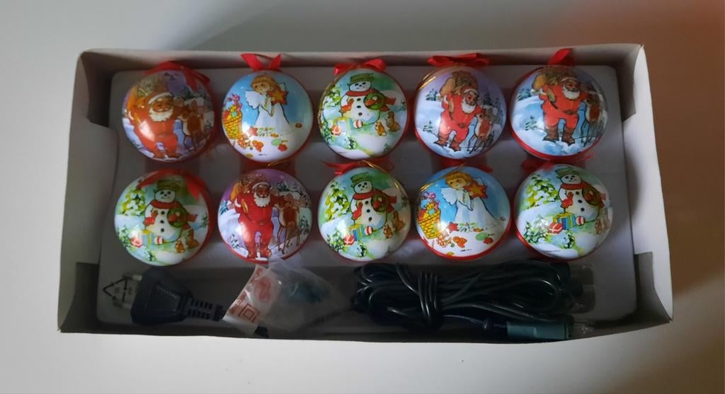 Boules de Noël avec lumières, Enlèvement ou Envoi, Comme neuf