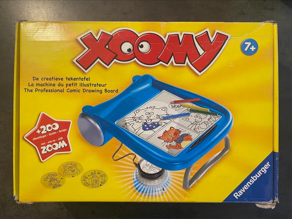 Xoomy tekentafel (2011-editie) – compleet pakket, Kinderen en Baby's, Speelgoed | Educatief en Creatief, Zo goed als nieuw, Knutselen