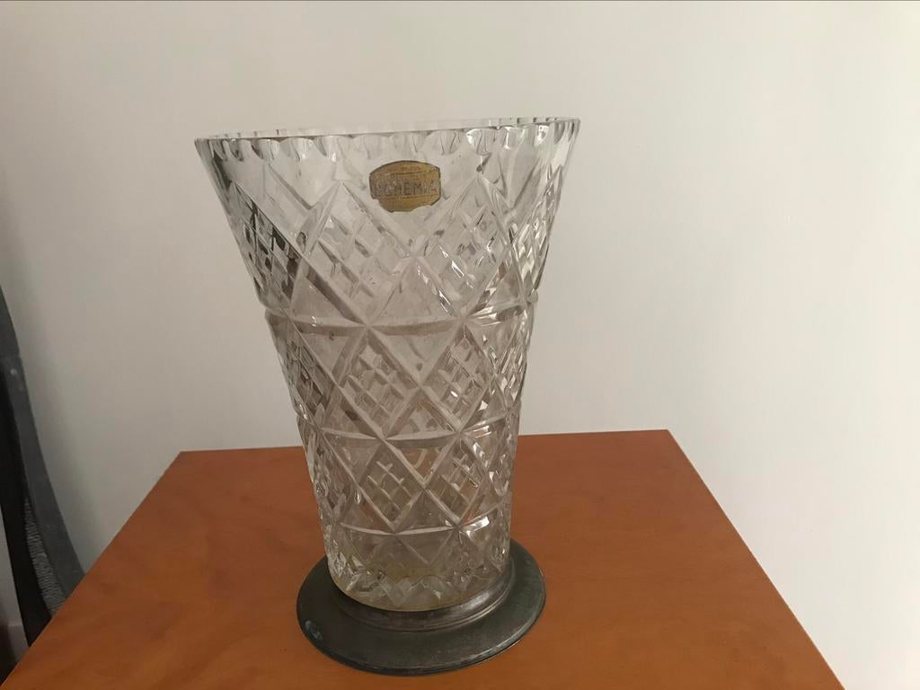 Half kristallen vaas, Ophalen