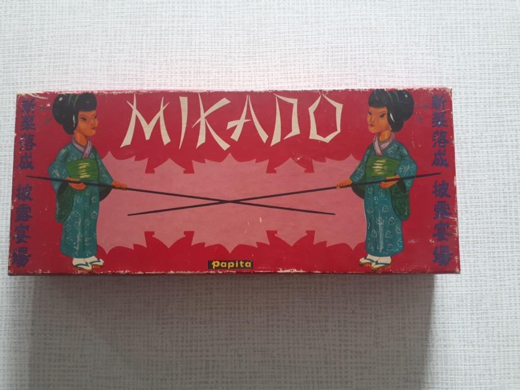 Vintage MIKADO spel, Vijf spelers of meer, Ophalen of Verzenden, Gebruikt, Papita