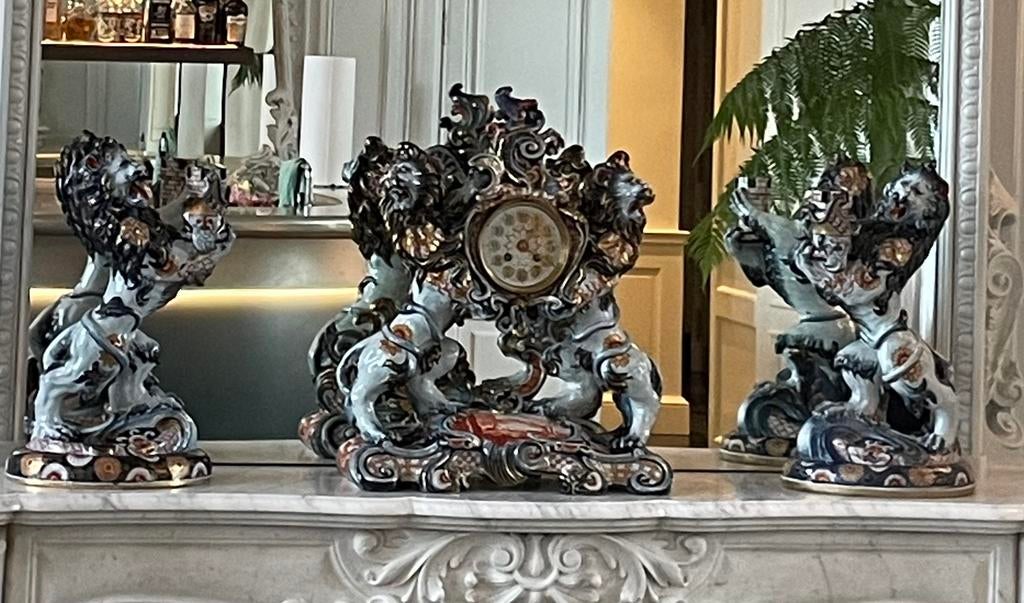 Horloge Emile Galle 1846-1904, Antiquités & Art, Enlèvement