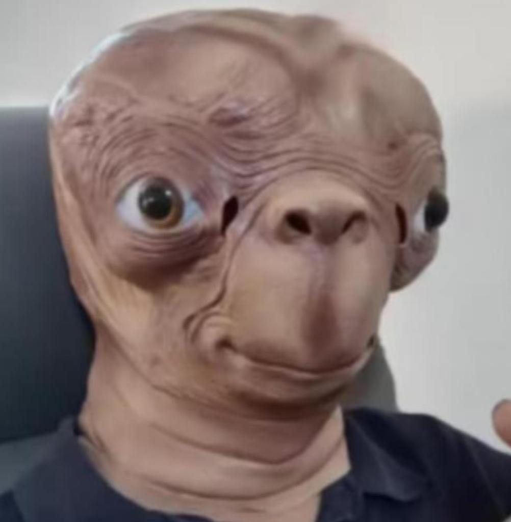 E.T. full face Latex masker, Ophalen of Verzenden, Nieuw