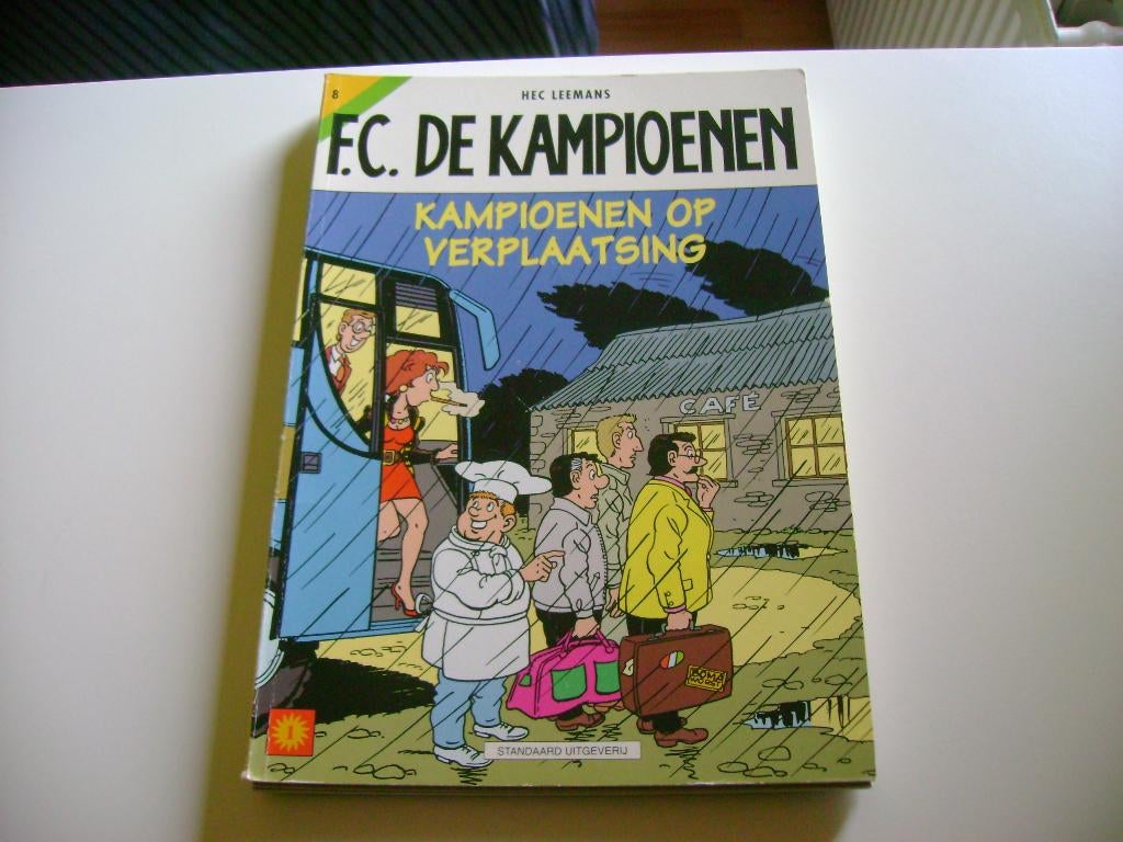 F.C.  De Kampioenen nr 8 - Kampioenen op verplaatsing., Une BD, Enlèvement ou Envoi, Utilisé