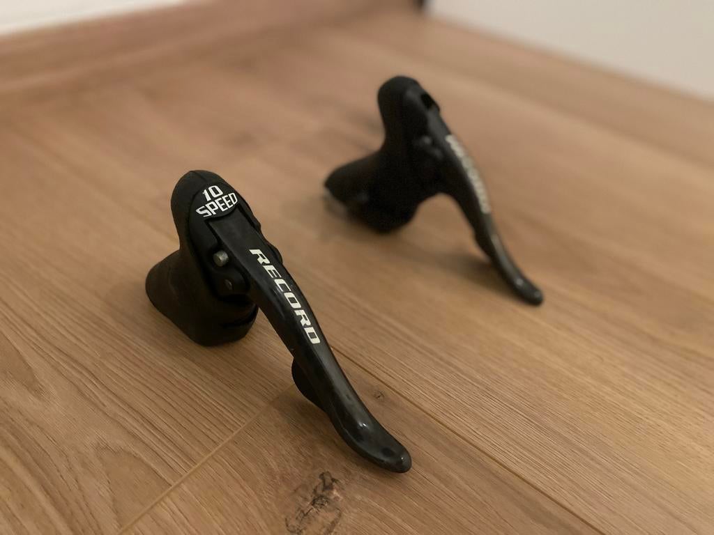 Campagnolo Record 10s shifters, Vélos & Vélomoteurs, Vélos Pièces, Enlèvement ou Envoi, Comme neuf, Autres types