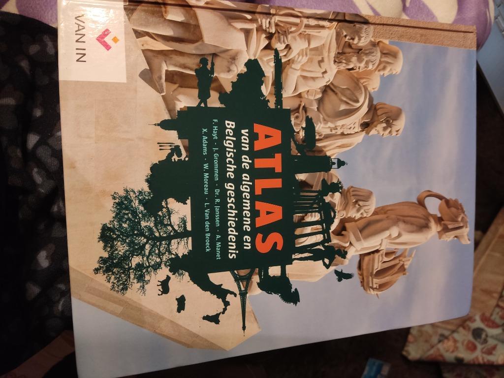 Atlas van de algemene en Belgische geschiedenis, ASO, Geschiedenis, Ophalen of Verzenden, Zo goed als nieuw