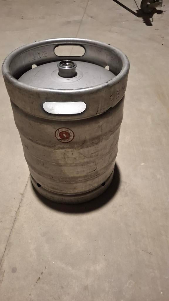 Biervat inox 50 liter, Ophalen