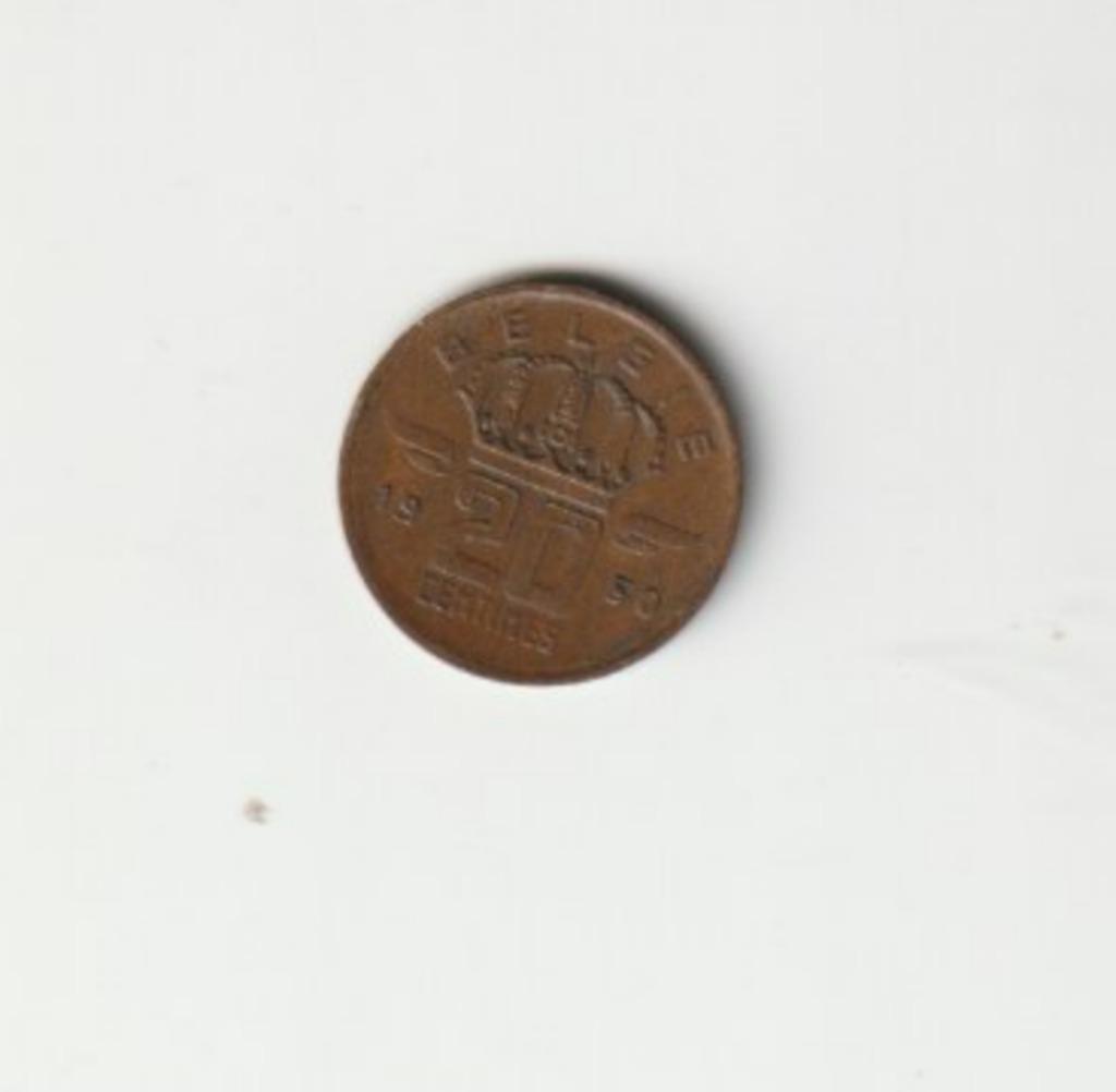 20 C BELGIE BAUDOUIN 1960 NL PIECE, Timbres & Monnaies, Monnaies | Belgique, Enlèvement ou Envoi, Métal, Série