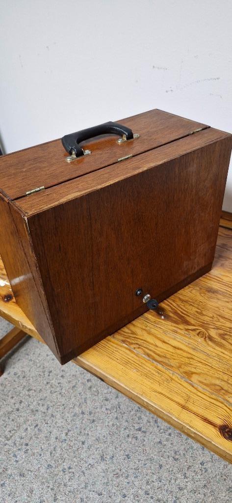 Pistool koffer met kijker, Sport en Fitness, Schietsport-accessoires, Ophalen, Gebruikt