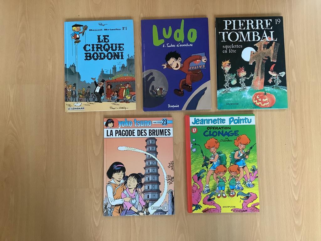 Lot de 5 BD en parfait état., Livres, BD, Comme neuf, Enlèvement ou Envoi