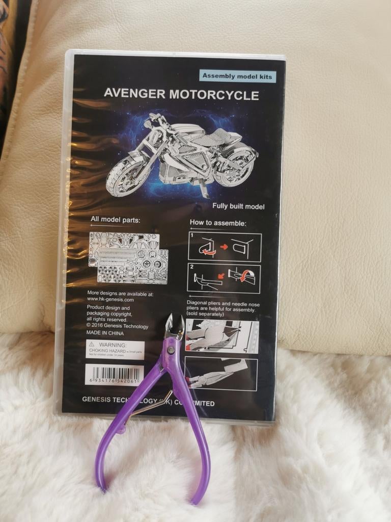 Avengers metaal motorcycle 3D puzzel, Ophalen, Nieuw