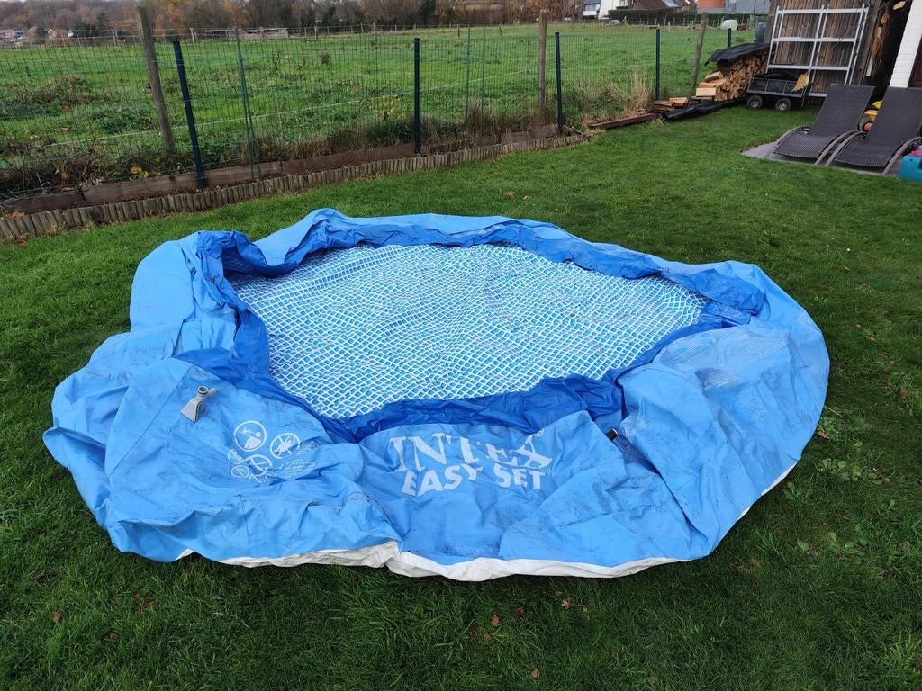 Buitenzwembad 4meter, Tuin en Terras, Zwembaden, Ophalen, Gebruikt, Opblaaszwembad, 80 tot 120 cm