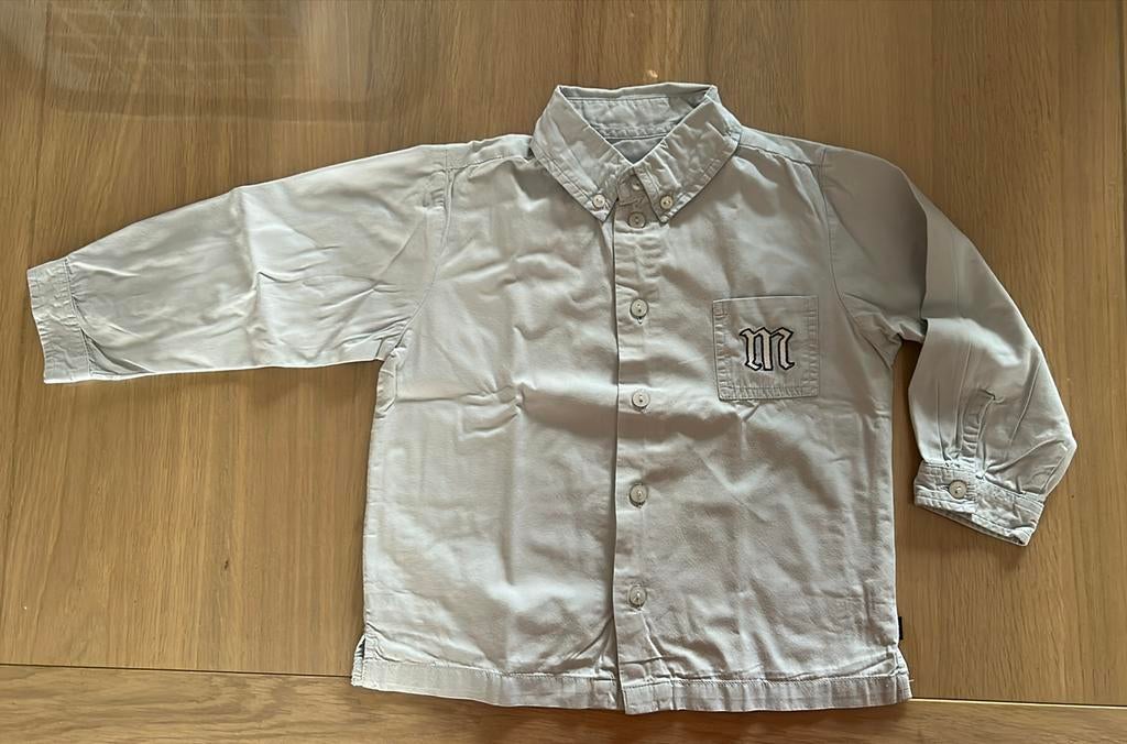 Hemdje met lange mouwen maat 92, Kinderen en Baby's, Kinderkleding | Maat 92, Overhemd of Blouse, Zo goed als nieuw, Jongen, Ophalen