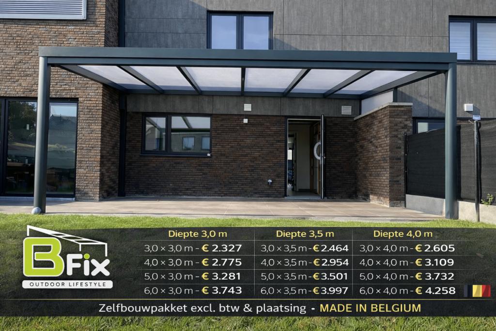 Terrasoverkapping zelf plaatsen? Doe het zelf!, Ophalen of Verzenden, Gevuld, Nieuw