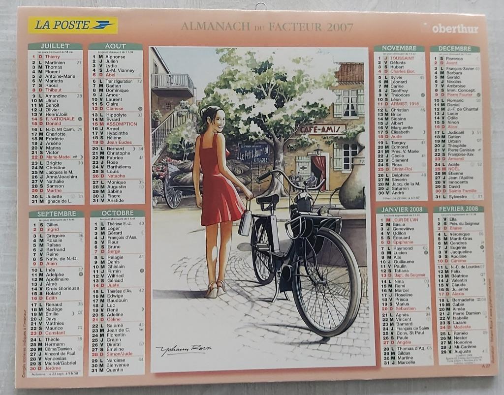 kalender solex, Ophalen, Zo goed als nieuw
