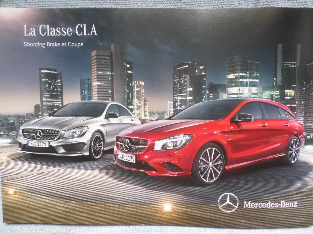 Brochure Mercedes CLA Coupé & Shooting Brake 2015 - FRANÇAIS, Enlèvement ou Envoi, Mercedes