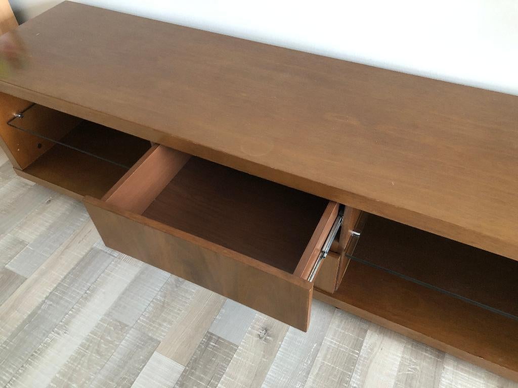 TV-meubel/Dressoir, Ophalen, Met plank(en), Gebruikt, 150 tot 200 cm