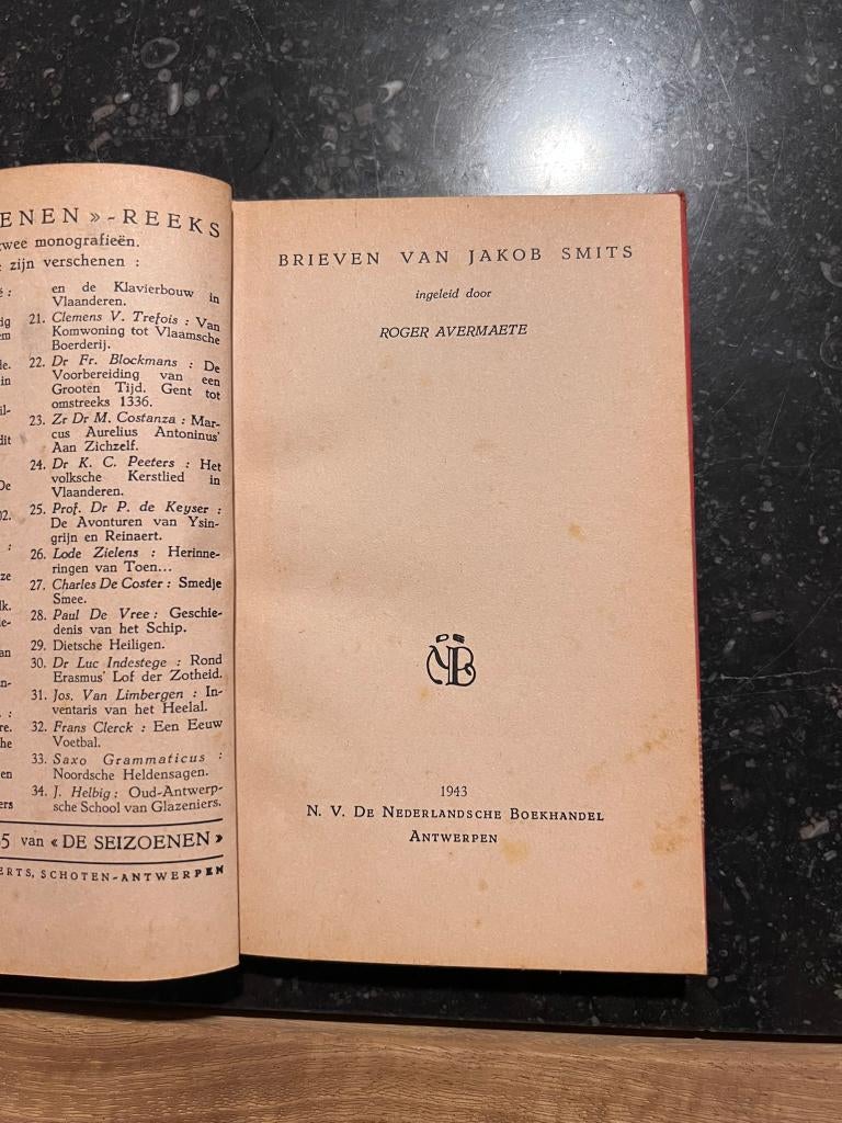 Brieven van Jakob Smits - Roger Avermaete, Gelezen, Ophalen of Verzenden, Roger Avermaete, Eén auteur