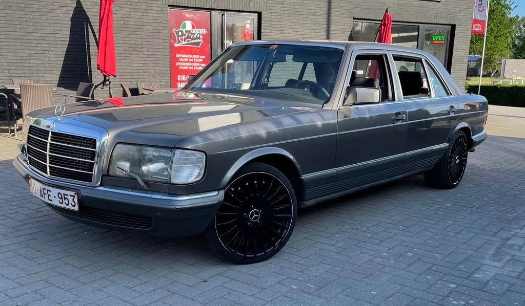 Mercedes 500 sel w126 full option lpg opendak airco 1982, Automaat, 4 deurs, Achterwielaandrijving, 5000 cc