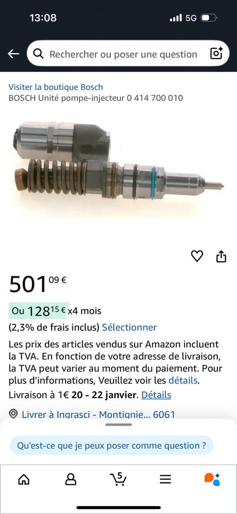 Injecteur bosch neuf, Autos : Pièces & Accessoires, Enlèvement