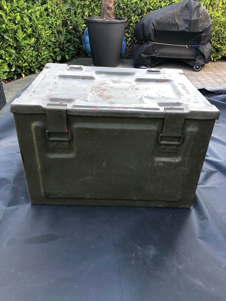 boîte coffre militaire en métal ww2 1945, Ophalen