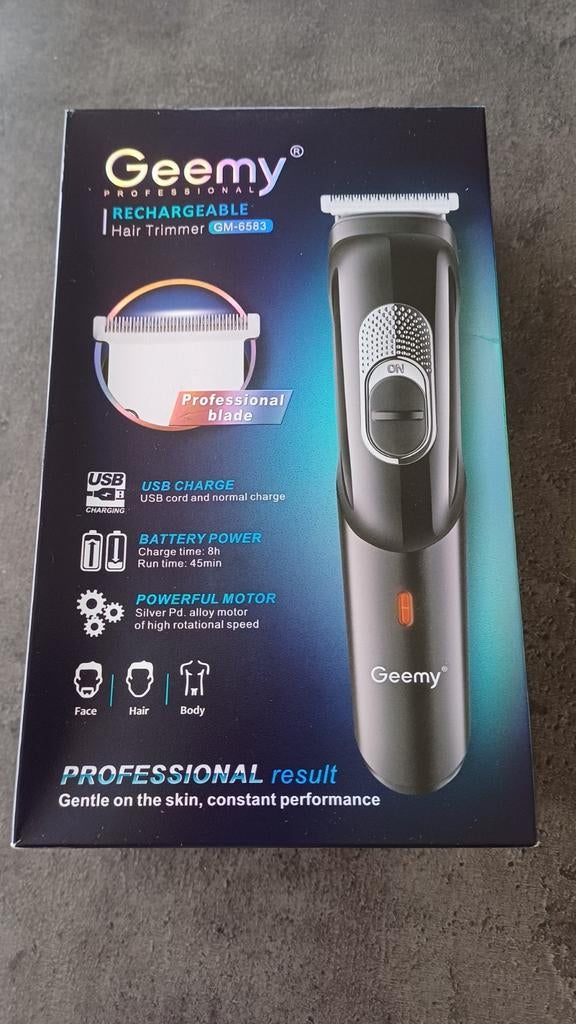 GEEMY rasoir rechargeable Haïr Trimmer GM 6583, Ophalen of Verzenden, Zo goed als nieuw