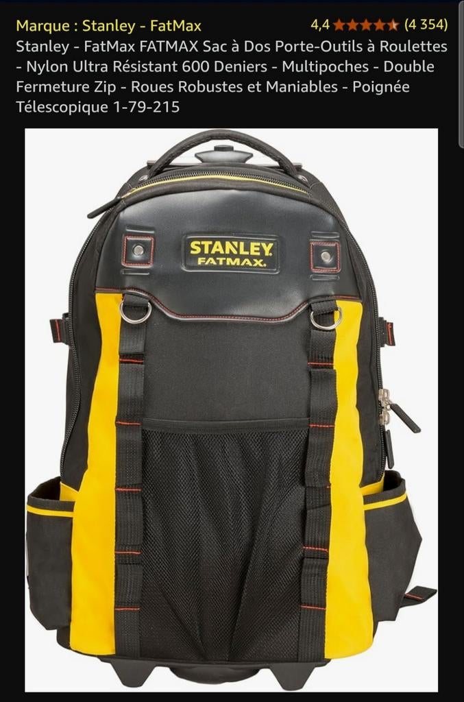 Sac a outil Stanley, Bricolage & Construction, Enlèvement ou Envoi