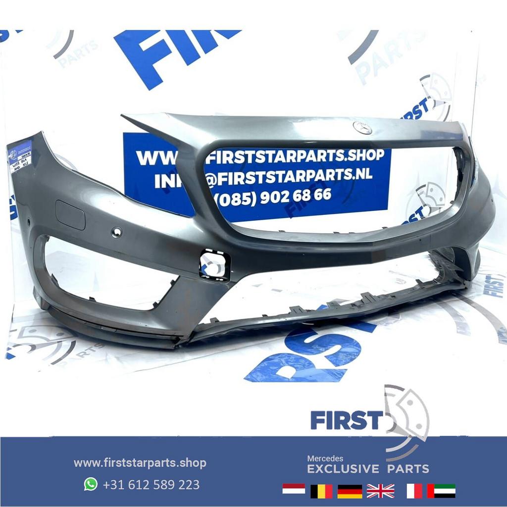 W156 GLA AMG VOORBUMPER ZWART WIT GRIJS ROOD BLAUW ZILVER +, Gebruikt, -, Voor, Ophalen of Verzenden