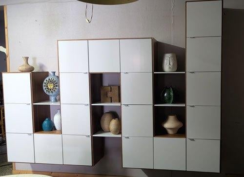 Wandmeubel modern, Ophalen, Overige materialen, 250 tot 300 cm, Met deur(en)