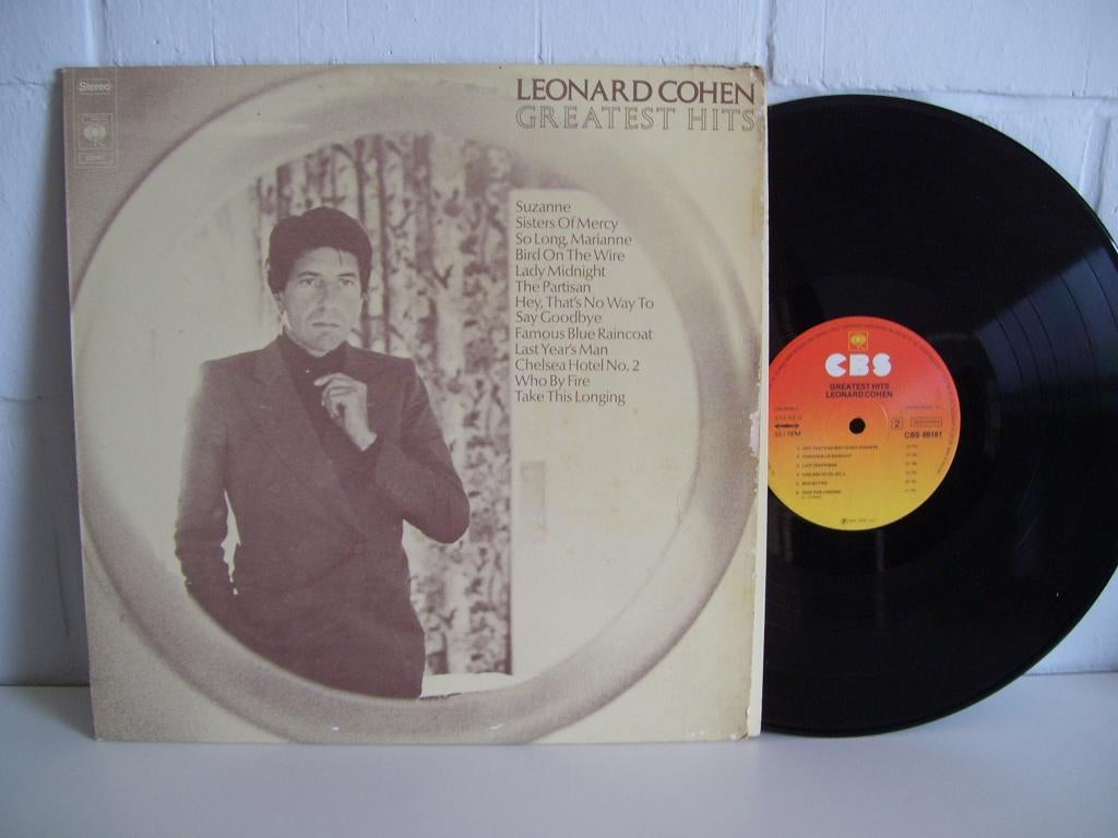 LEONARD COHEN  greatest hits, 12 pouces, Enlèvement ou Envoi, 1970 - 1979, Avec pochette intérieure