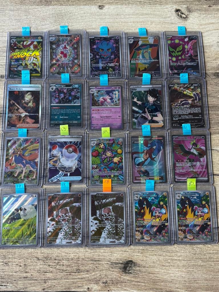 Pokemon kaarten ( hits - oude kaarten), Ophalen, Nieuw, Meerdere kaarten, Foil