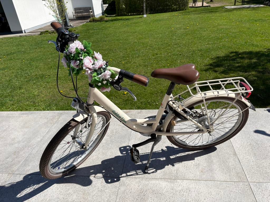 Kinderfiets meisjes 22inch, Fietsen en Brommers, 20 inch of meer, Versnellingen, Zo goed als nieuw, Dames