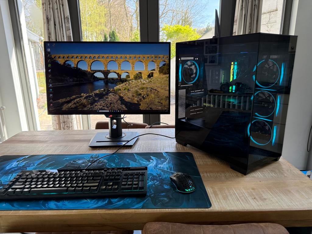 Top pc R7 9800x3d-32gb-rx 7900xtx -27 inch oled, Computers en Software, Ophalen, Gaming, SSD