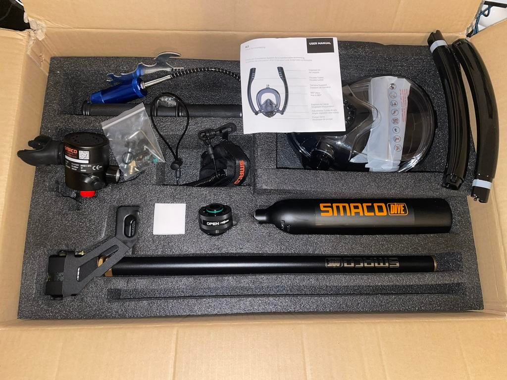 Kit bouteille de plongée, Ophalen, Nieuw, Duikpak