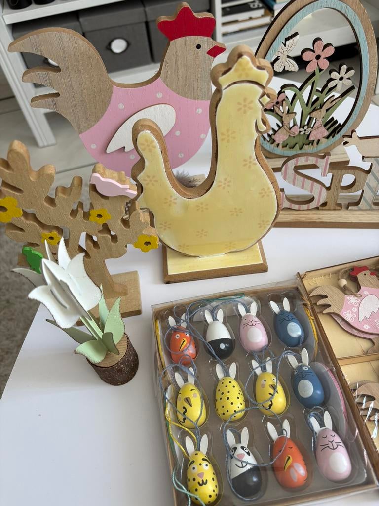 Decoratie lente/Pasen, Ophalen, Zo goed als nieuw