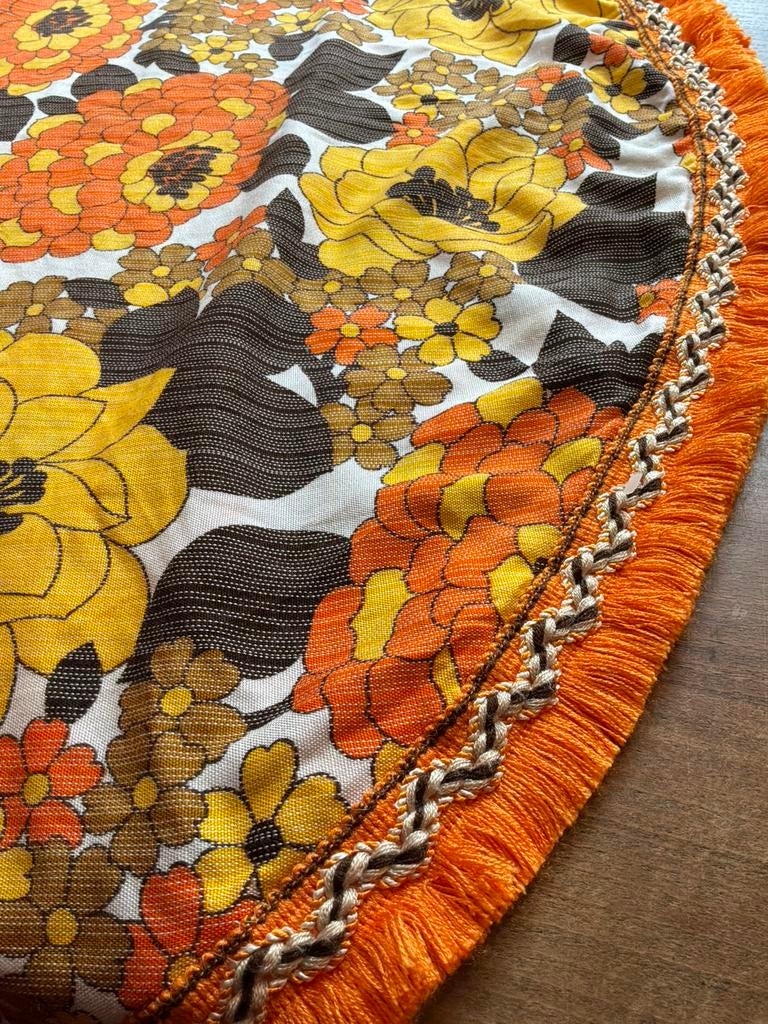 Seventies tafellaken, Huis en Inrichting, Tafelkleden, Ophalen, Niet gekend, Niet gekend, Gebruikt