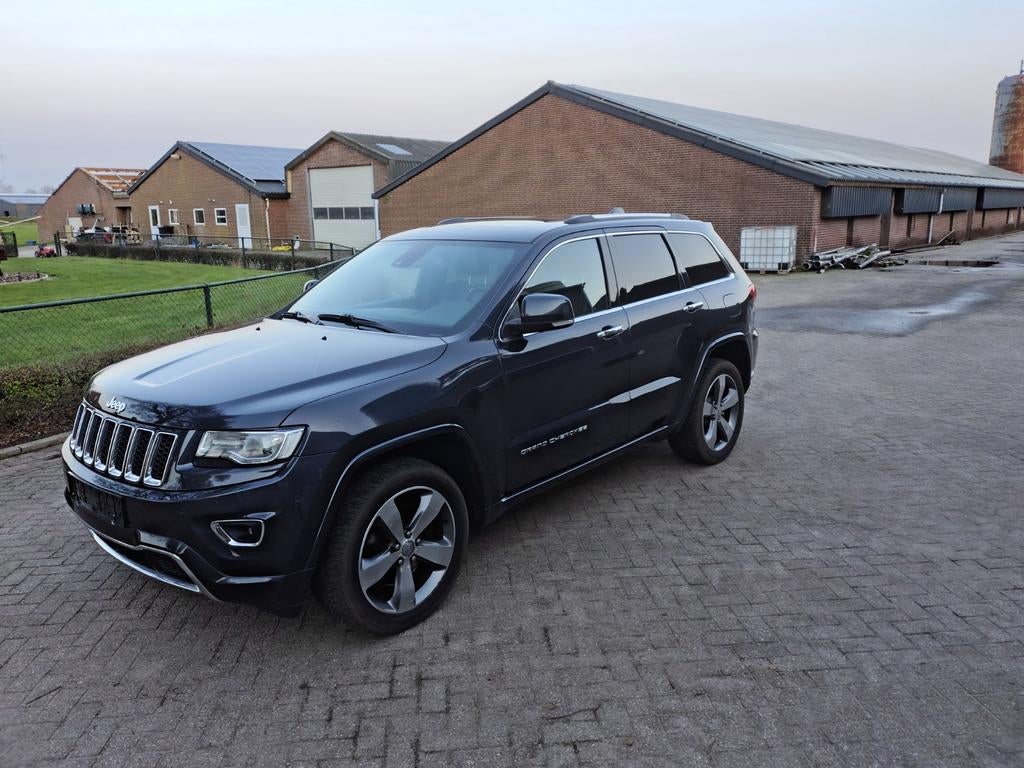 Jeep Grand cherocee 3.0 diesel 2016 lichte vrachtwagen, Auto's, Jeep, Blauw, Leder, Diesel, Vierwielaandrijving