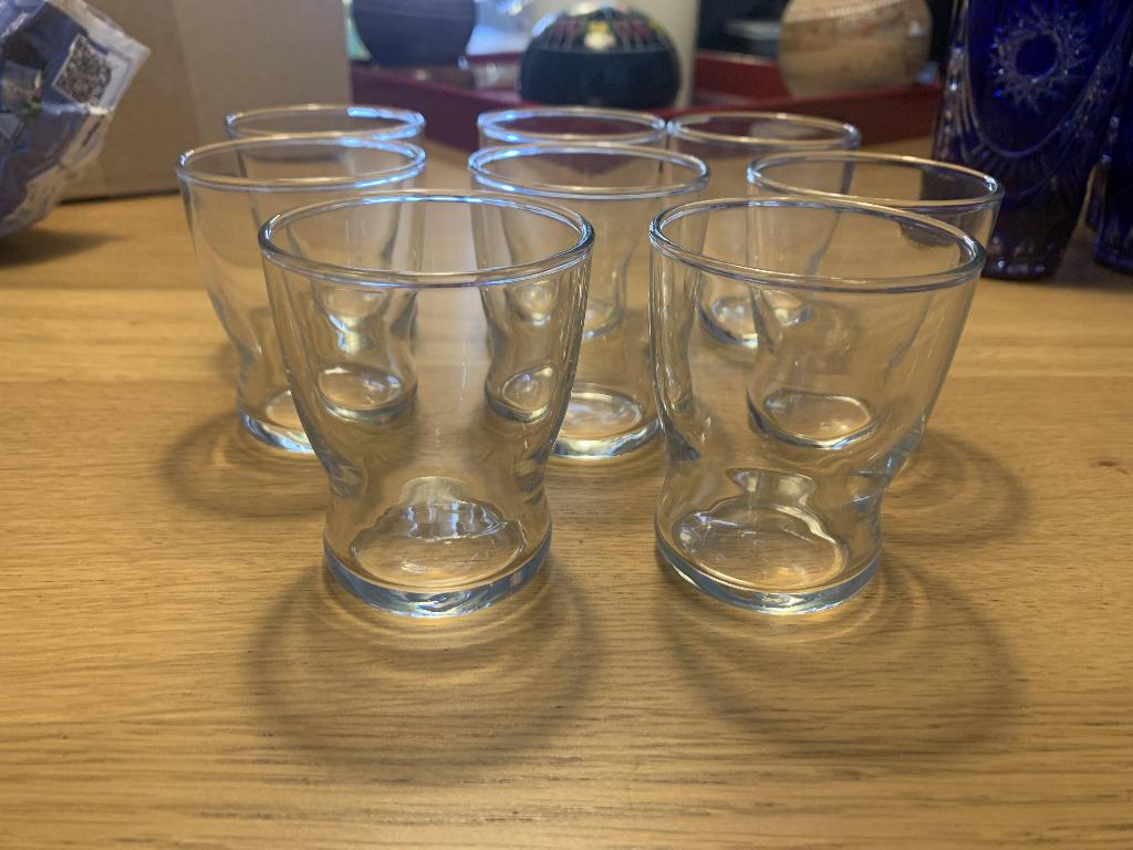 Lot de 8 verrines, Maison & Meubles, Enlèvement, Utilisé, Verre